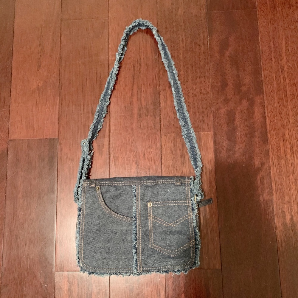 Denim Crossbody Purse